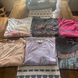 Mountain Moverz Lot of 6 graphic tshirts L/XL